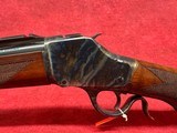 Uberti 1885 .303 British 24" Bbl Blue Steel C/H Receiver Courteney Stalking Rifle (348751) - 9 of 11