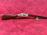 Uberti 1866 Yellowboy Deluxe .45 LC 20" Barrel A-Grade Walnut 10+1 Rifle (342341) - 2 of 13