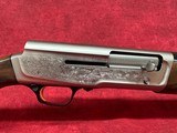Browning A5 Ultimate 12 Gauge 28" Barrel 3" 4+1, Blued Barrel, Engraved Satin Nickel Finished Receiver (0118203004) - 3 of 9