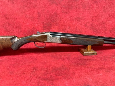 Browning Citori Feather Lightning 20ga 28" Barrel 3" Satin Nickel Finished Engraved Alloy Receiver, American Black Walnut Stock (0181636