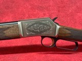Browning BL-22  Nickel Grade II 22 LR 15+1, 20" Blued Barrel, Satin Nickel Finished Engraved Receiver, Grade II Satin Black Walnut Stock (024 - 7 of 8