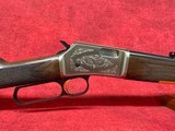 Browning BL-22  Nickel Grade II 22 LR 15+1, 20" Blued Barrel, Satin Nickel Finished Engraved Receiver, Grade II Satin Black Walnut Stock (024 - 3 of 8