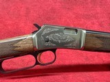 Browning BL-22  Nickel Grade II 22 LR 15+1, 20" Polished Blued Barrel, Satin Nickel Finished Engraved Receiver, Grade II Satin Black Walnut Stock - 3 of 9