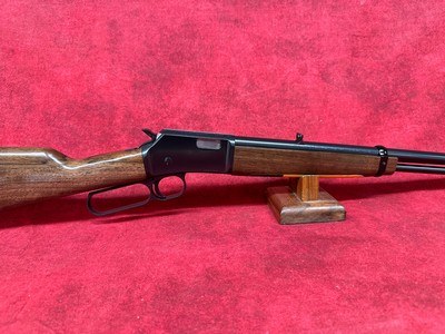 Browning BL-22  Grade 1  22 LR 15+1 20" Polished Blued Barrel, Polished Blued Gloss Steel Receiver, Black Walnut Stock (024100103) - Image 1 of 8