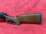 Browning BLR Lightweight 308 Win 20" Blue Brl, Black Polished Aluminum Receiver, w/Curved Grip Gloss Black Walnut Stock (034009118) - 7 of 9