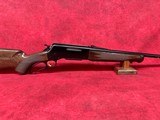 Browning BLR Lightweight 308 Win 20" Blue Brl, Black Polished Aluminum Receiver, w/Curved Grip Gloss Black Walnut Stock (034009118) - 1 of 9