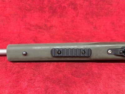 Howa M 1500 Hogue 308 Win 22" Stainless Steel Threaded Barrel, Hogue OverMolded OD Green Synthetic Stock, (HGR73113) - Image 13 of 13