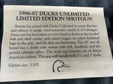 Beretta A 303 12ga Ducks Unlimited 28" 3" Chamber 1986 Ducks Unlimited - 12 of 12