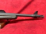 Ruger American II Scout 308 Win 16.10" Cobalt Cerakote Threaded Barrel Green Splatter Adj LOP Stock (46967) - Image 5 of 9