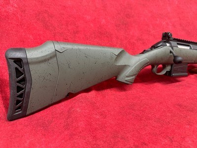 Ruger American II Scout 308 Win 16.10" Cobalt Cerakote Threaded Barrel Green Splatter Adj LOP Stock (46967) - Image 2 of 9