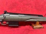 Ruger American II Scout 308 Win 16.10" Cobalt Cerakote Threaded Barrel Green Splatter Adj LOP Stock (46967) - Image 4 of 9
