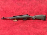 Ruger American II Scout 308 Win 16.10" Cobalt Cerakote Threaded Barrel Green Splatter Adj LOP Stock (46967) - Image 6 of 9