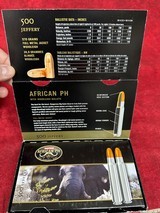 Norma African PH 500 Jeffery Ammo 570 Grain Woodleigh Full Metal Jacket Full Metal Jacket Box of 10 (11315) - Image 3 of 4