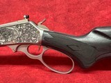 Marlin & CNC Custom 1895 SBL "Buffalo Trapper" .45-70 18.5" SS Barrel Limited Edition #97 of 300 "Buffalo Trapper" Engraving - Image 9 of 11