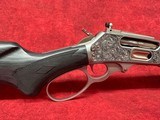 Marlin & CNC Custom 1895 SBL "Buffalo Trapper" .45-70 18.5" SS Barrel Limited Edition #97 of 300 "Buffalo Trapper" Engraving - Image 3 of 11