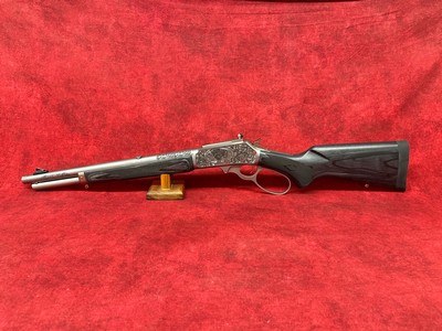 Marlin & CNC Custom 1895 SBL "Buffalo Trapper" .45-70 18.5" SS Barrel Limited Edition #97 of 300 "Buffalo Trapper" Engraving - Image 8 of 11