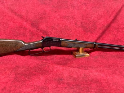 Browning BL-22 22 LR 15+1 20" Polished Blued Barrel, Polished Blued Steel Receiver, Gloss Black Walnut/ Wood Stock (024101103) - Image 1 of 8