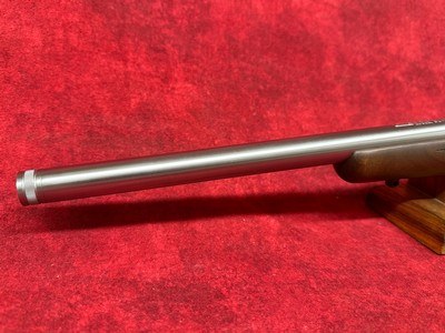 Ruger 77/17 17 WSM Stainless Walnut Threaded 18.5" SS Barrel (7230) - Image 10 of 10