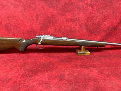 Ruger 77/17 17 WSM Stainless Walnut Threaded 18.5" SS Barrel (7230) - Image 1 of 10
