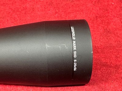 Leupold Mark 5HD Matte Black 5-25x56mm M5C3 Illuminated FFP TRM Reticle 35mm Tube with FREE Leupold 35mm Rings (171776) - Image 7 of 10
