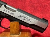 Browning 1911 - 380 Black Label Medallion Full Size Frame 380 ACP 8+1 4.25" Stainless Steel Barrel, Maple Wood Grip (051998492) - Image 3 of 7