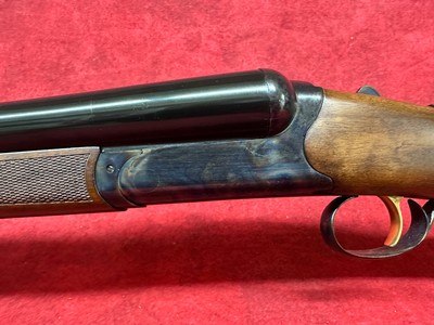 TriStar Bristol SxS Shotgun 12 Gauge 28" Barrel Color Case Hardened Receiver Oiled Turkish Walnut English Style Stock - Image 8 of 9