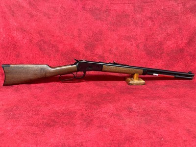Winchester 1892 Short Rifle 357 Mag 10+1 20" Brushed Polish Blued Sporter Barrel, Satin Oiled Walnut Straight Grip Stock (534162137) - Image 1 of 10
