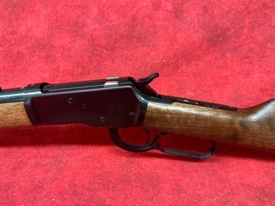 Winchester 1892 Short Rifle 357 Mag 10+1 20" Brushed Polish Blued Sporter Barrel, Satin Oiled Walnut Straight Grip Stock (534162137) - Image 9 of 10