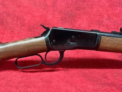Winchester 1892 Short Rifle 357 Mag 10+1 20" Brushed Polish Blued Sporter Barrel, Satin Oiled Walnut Straight Grip Stock (534162137) - Image 3 of 10