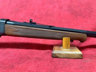 Winchester 1885 Low Wall Hunter 17 HMR  24" Brushed Polish Blued Octagon Barrel, Satin Walnut Stock (524100170) - Image 4 of 9