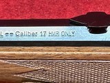 Winchester 1885 Low Wall Hunter 17 HMR  24" Brushed Polish Blued Octagon Barrel, Satin Walnut Stock (524100170) - Image 9 of 9