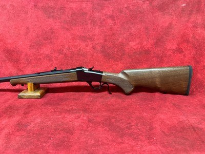 Winchester 1885 Low Wall Hunter 17 HMR  24" Brushed Polish Blued Octagon Barrel, Satin Walnut Stock (524100170) - Image 6 of 9