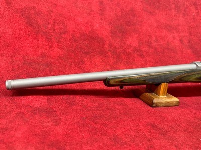 Ruger 7219 77/17 17 WSM 6+1 18.50" Threaded Barrel, Matte Stainless Steel, Integral Scope Mounts On Solid Steel Receiver, Green Mountain Laminate - Image 11 of 11