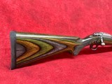Ruger 7219 77/17 17 WSM 6+1 18.50" Threaded Barrel, Matte Stainless Steel, Integral Scope Mounts On Solid Steel Receiver, Green Mountain Laminate - Image 2 of 11