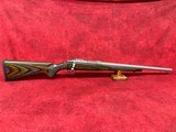 Ruger 7219 77/17 17 WSM 6+1 18.50" Threaded Barrel, Matte Stainless Steel, Integral Scope Mounts On Solid Steel Receiver, Green Mountain Laminate - Image 1 of 11