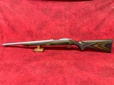 Ruger 7219 77/17 17 WSM 6+1 18.50" Threaded Barrel, Matte Stainless Steel, Integral Scope Mounts On Solid Steel Receiver, Green Mountain Laminate - Image 7 of 11