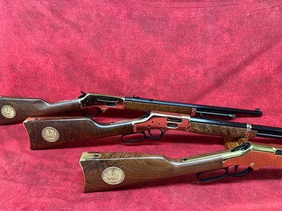 Henry First Strike Wisconsin Series Rifles 22lr, 44 mag, and 45-70 gov, Matching #54 or 250 Limited Editions. - Image 2 of 16