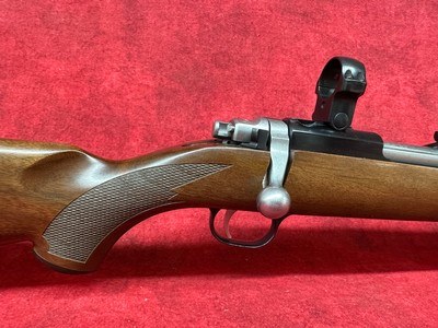 Ruger 77/17 17 WSM 6+1 20" Threaded Barrel, Blued Alloy Steel, American Walnut Stock (7222) - Image 3 of 17