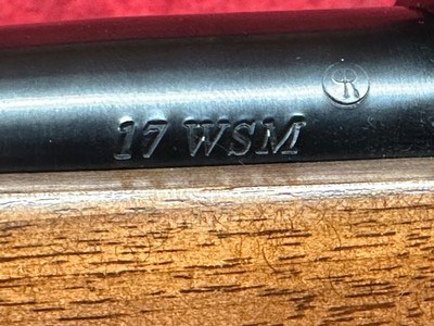 Ruger 77/17 17 WSM 6+1 20" Threaded Barrel, Blued Alloy Steel, American Walnut Stock (7222) - Image 13 of 17