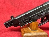 Smith & Wesson M&P PC M2.0 Full Size 10mm Auto 15+1 5.60" Black Armornite Ported Stainless Steel Barrel, w/Picatinny Rail (13915) - Image 8 of 9
