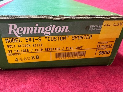 Remington Model 541-S “Custom” Sporter, chambered in .22 Short, Long, and Long Rifle - Image 20 of 20