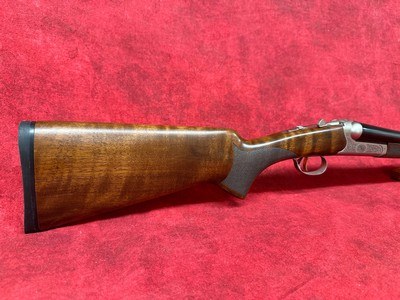 TriStar Bristol SxS Shotgun 16 Gauge 28" Barrel 2.75" Silver Engraved with 24K Gold Inlay Oiled Turkish Walnut Stock (38116) - Image 2 of 9