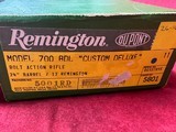 Remington 700 BDL "Custom Deluxe" .17 Rem 24" Barrel with box - 20 of 20