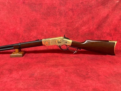 Uberti 1866 Yellowboy Deluxe Engraved .45 Colt 20in 10rd A-Grade Rifle (342341) - Image 7 of 13