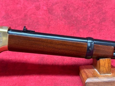 Uberti 1866 Yellowboy Deluxe Engraved .45 Colt 20in 10rd A-Grade Rifle (342341) - Image 5 of 13