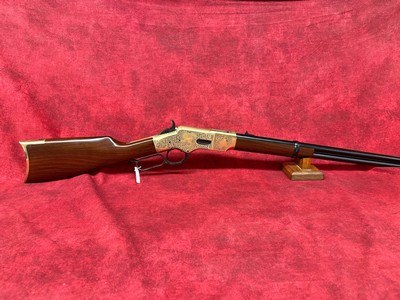 Uberti 1866 Yellowboy Deluxe Engraved .45 Colt 20in 10rd A-Grade Rifle (342341) - Image 1 of 13