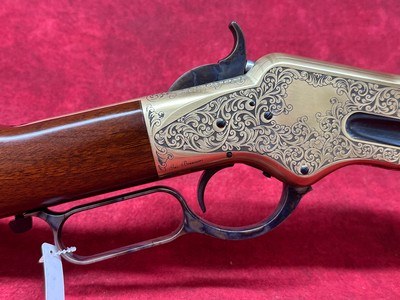 Uberti 1866 Yellowboy Deluxe Engraved .45 Colt 20in 10rd A-Grade Rifle (342341) - Image 4 of 13