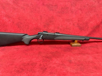 Remington 700 SPS .223 Rem 24" Matte Blue barrel and Black Synthetic stock with gray rubber inserts - Image 1 of 11