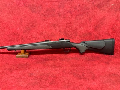 Remington 700 SPS .223 Rem 24" Matte Blue barrel and Black Synthetic stock with gray rubber inserts - Image 7 of 11