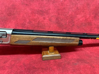 Browning A5 Ultimate 12 Gauge 28" Barrel 3" 4+1, Blued Barrel, Engraved Satin Nickel Finished Receiver (0118203004) - Image 5 of 11